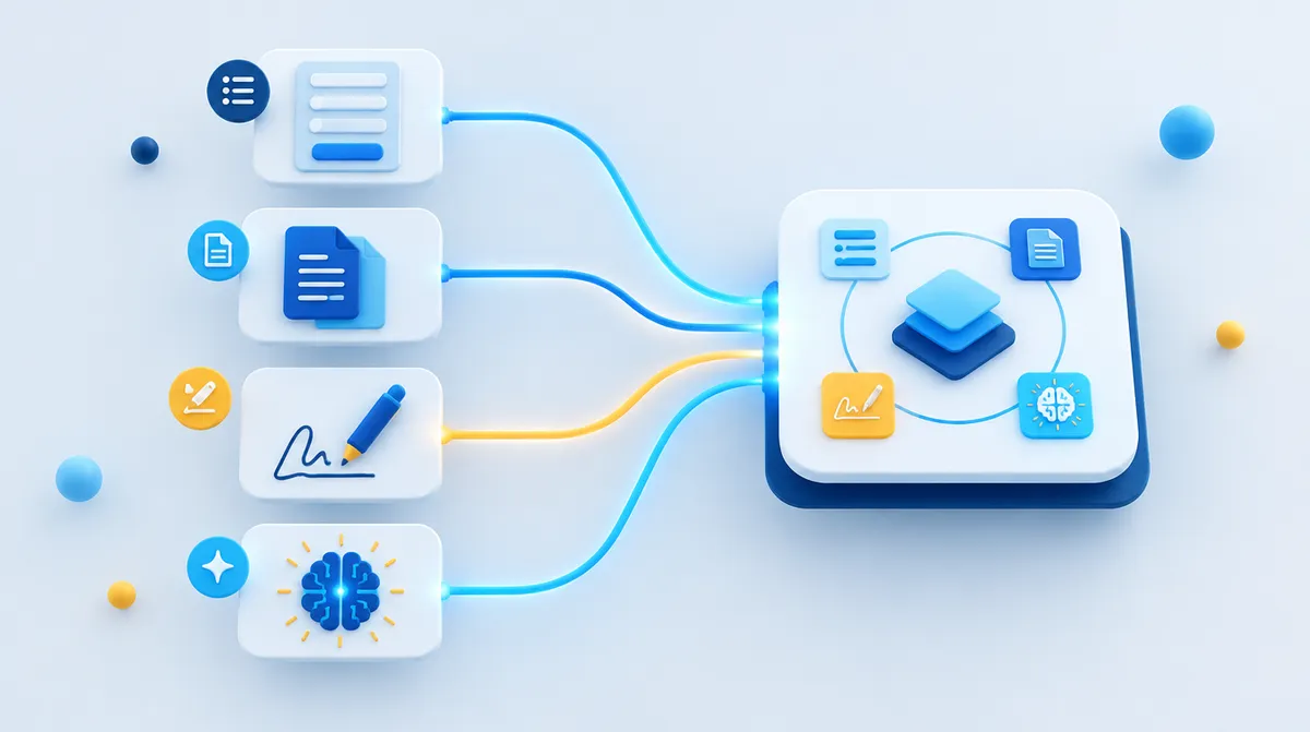 Forms, documents, signatures, and AI agents connected into one Nintex Automation CE platform